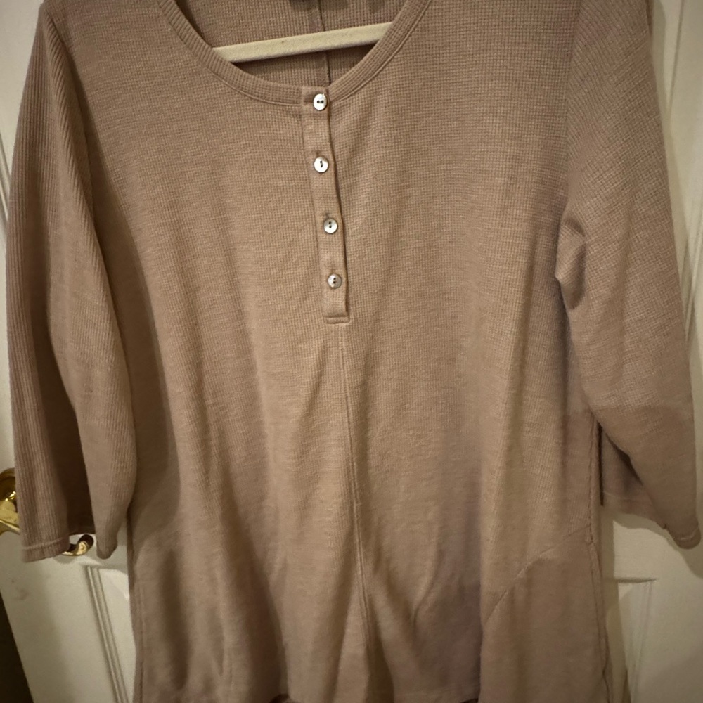 LOGO Women's TAN tunic